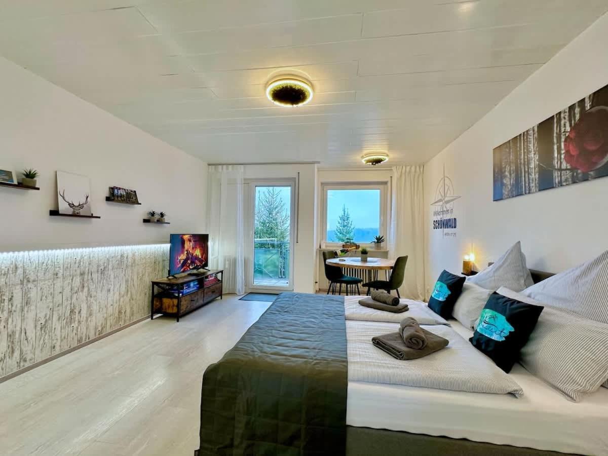 Relaxapartments Black Forest Nature Mit Beheiztem Indoor-Pool Und Sauna - Sonnenbalkon Mit Blick Ins Gruene, Schnelles Internet, Naehe Triberger Wasserfaelle, Fuer Bis Zu 2 Personen Schönwalde Eksteriør bilde